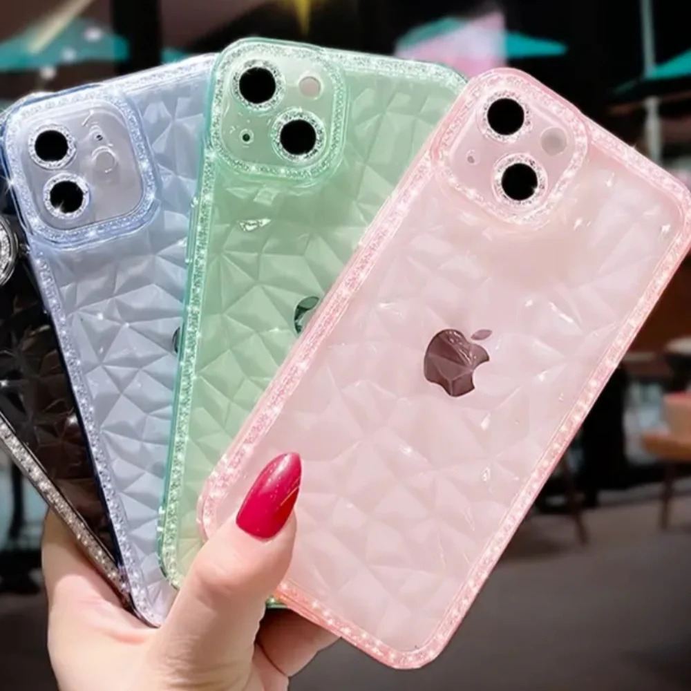 Brand new Apple IPhone 14 ProMax Crystal Glitter Diamond Pattern Phone Case